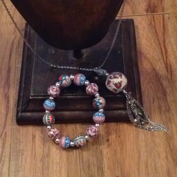 Viva Beads womens necklace bracelet jewelry set - Picture 2 of 2